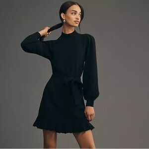 PAIGE NWT Anthropologie Julita Long-Sleeve Sweater Mini Dress XXS